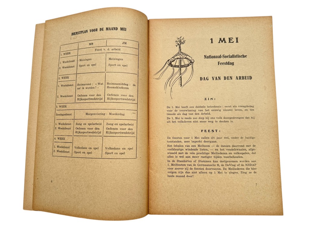 Original WWII Flemish Hitlerjugend brochure 'Führerinnendienst der Hitler-Jugend Vlaanderen' - Image 6