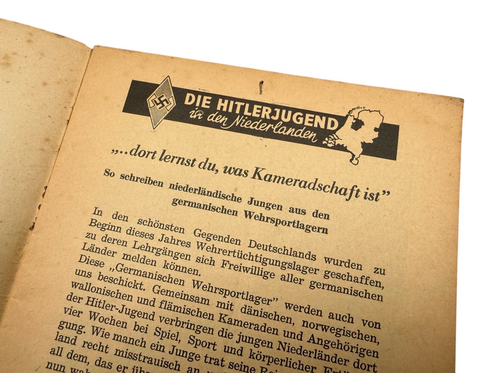 Original WWII German brochure 'Soldatenbrief der NSDAP in den Niederlanden' - Image 5