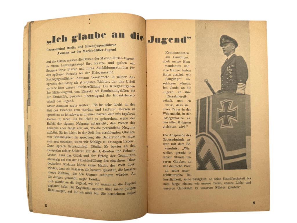 Original WWII German brochure 'Soldatenbrief der NSDAP in den Niederlanden' - Image 8