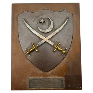 اصل پاکستانی فوجی پیشکش تختی ایوب خان پاکستان فوج تلواریں ہلال اور ستارہ کلیکٹر آئٹم