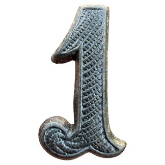 Original Pre 1940 Dutch army 1 regiment number insignia ‘Kepie’ 18mm
