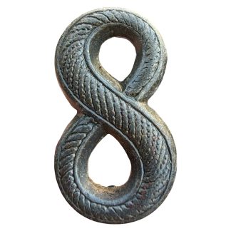 Origineel pre 1940 Nederlands leger regiment nummer embleem met cijfer 8 voor de Kepie.