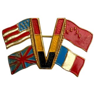 Original WWII Belgian liberation pin