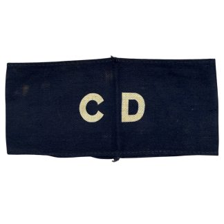 Original WWII Dutch N.B.S. 'CD' armband