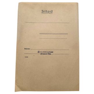 Original WWII Dutch Waffen-SS unused Feldpost letter SS-Ausbildungslager Avegoor