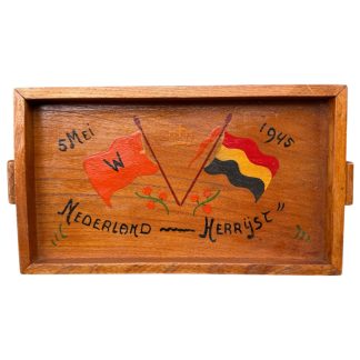 Original WWII Dutch liberation tray Hockeyclub from Rotterdam