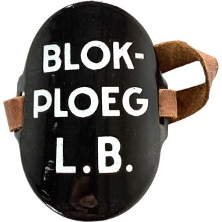 Original WWII Dutch ‘Luchtbescherming’ arm shield Blokploeg