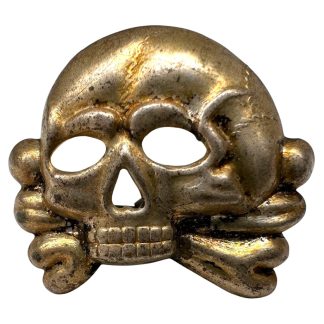 Original WWII German Allgemeine SS visor cap skull
