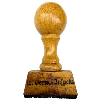 Original WWII German Wehrmacht stamp Kriegsverwaltungsinspektor Hilversum