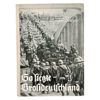 Original WWII German book 'So Siegte Grossdeutschland - Martin Bockow'