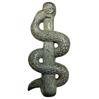 Original WWII German medical shoulder board metal insignia