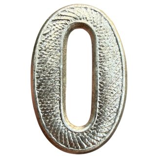 Origineel Pre 1940 Nederlands leger 0 regiment nummer embleem ‘Kepie’ 