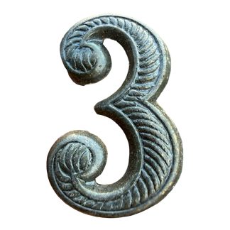 Origineel Pre 1940 Nederlands leger 3 regiment nummer embleem ‘Kepie’