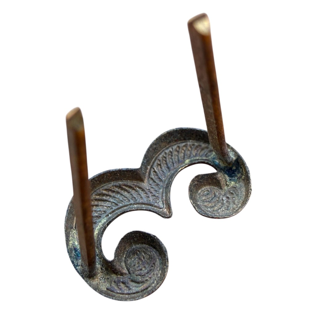 Original Pre 1940 Dutch army 3 regiment number insignia ‘Kepie’ 18mm - Image 2