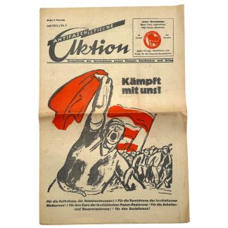 Original 1932 Antifaschistische Aktion newspaper Germany rare historical political print with illustrations and propaganda for collectors.