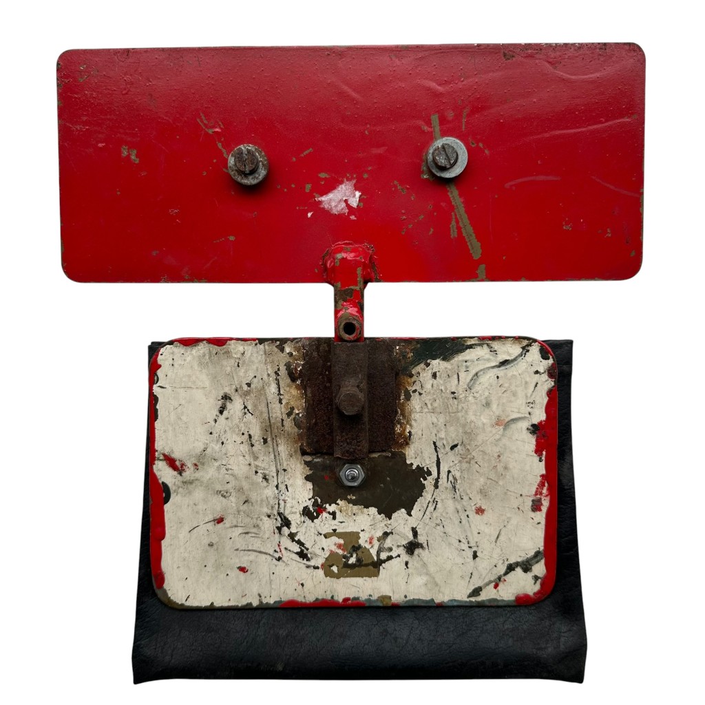 Original WWII U.S. Army general vehicle identification plate with two stars and protective cover - Image 3