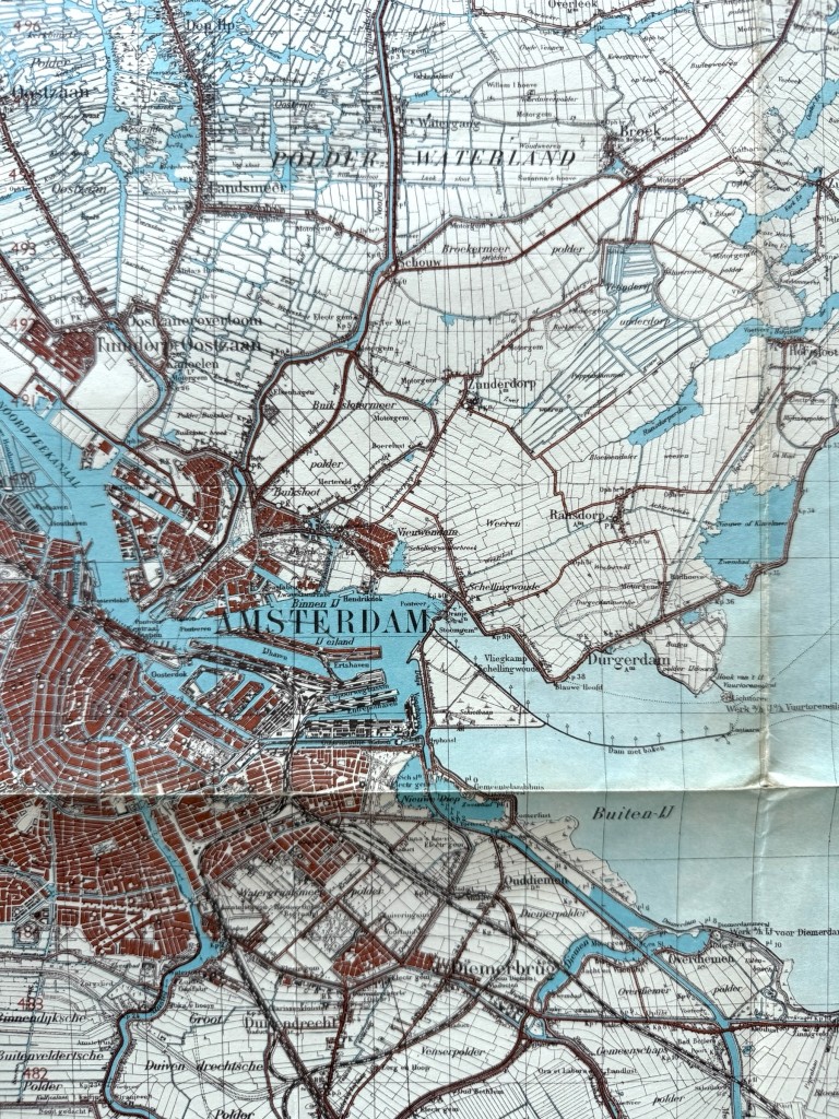 Original WWII German Truppenkarte map of Amsterdam - Image 4