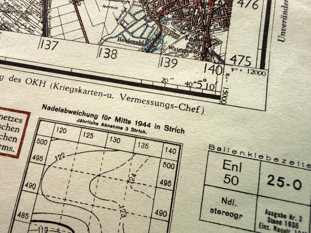 Original WWII German Truppenkarte map of Amsterdam - Image 5