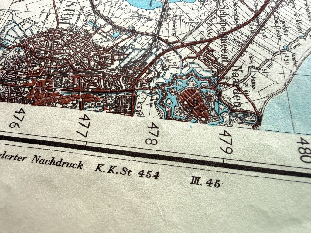 Original WWII German Truppenkarte map of Amsterdam - Image 6
