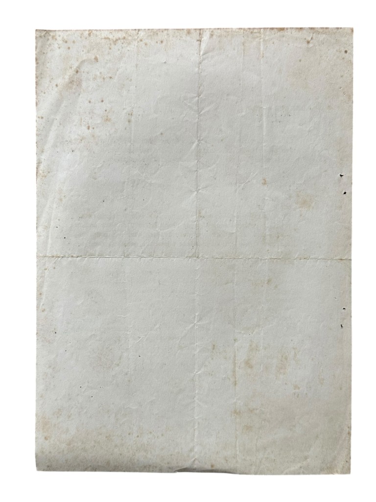Original WWII Dutch Politie Almelo document 1941 - Image 3