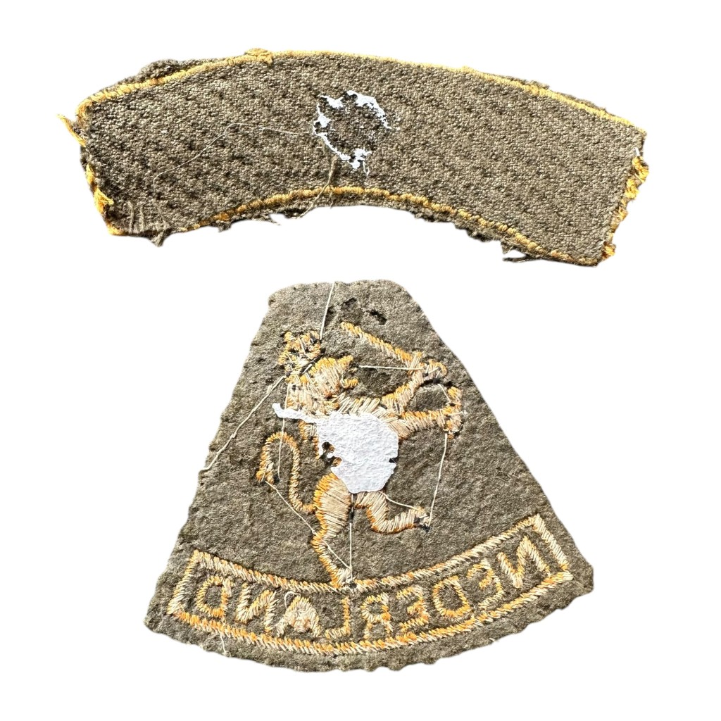 Original WWII Dutch Prinses Irene Brigade cloth insignia set - Image 2