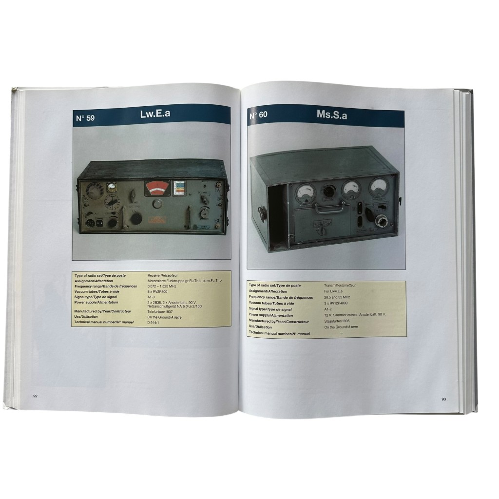 Reference book 'Les Matériels Radio de la Wehrmacht – German Radio Sets 1935–1945 by Pierre Metsu'
