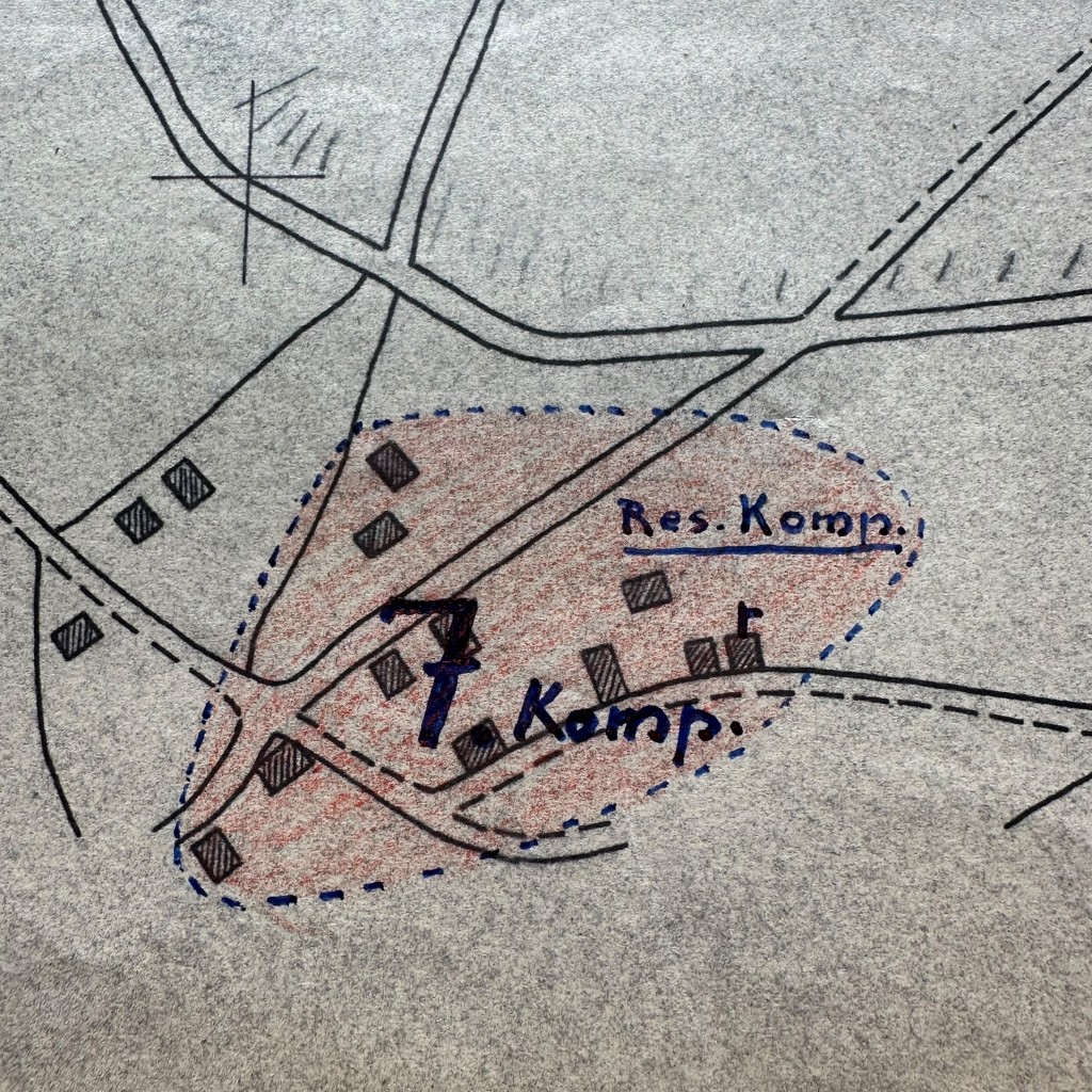 Original WWII German Wehrmacht Atlantic Wall defense set concerning ‘Stützpunkt Longueville-sur-Scie’ in France in 1943 - Image 27