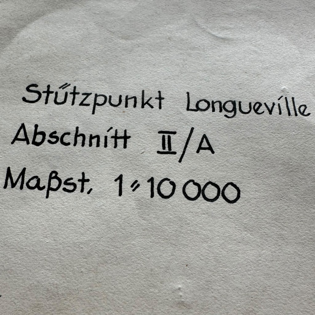 Original WWII German Wehrmacht Atlantic Wall defense set concerning ‘Stützpunkt Longueville-sur-Scie’ in France in 1943 - Image 34
