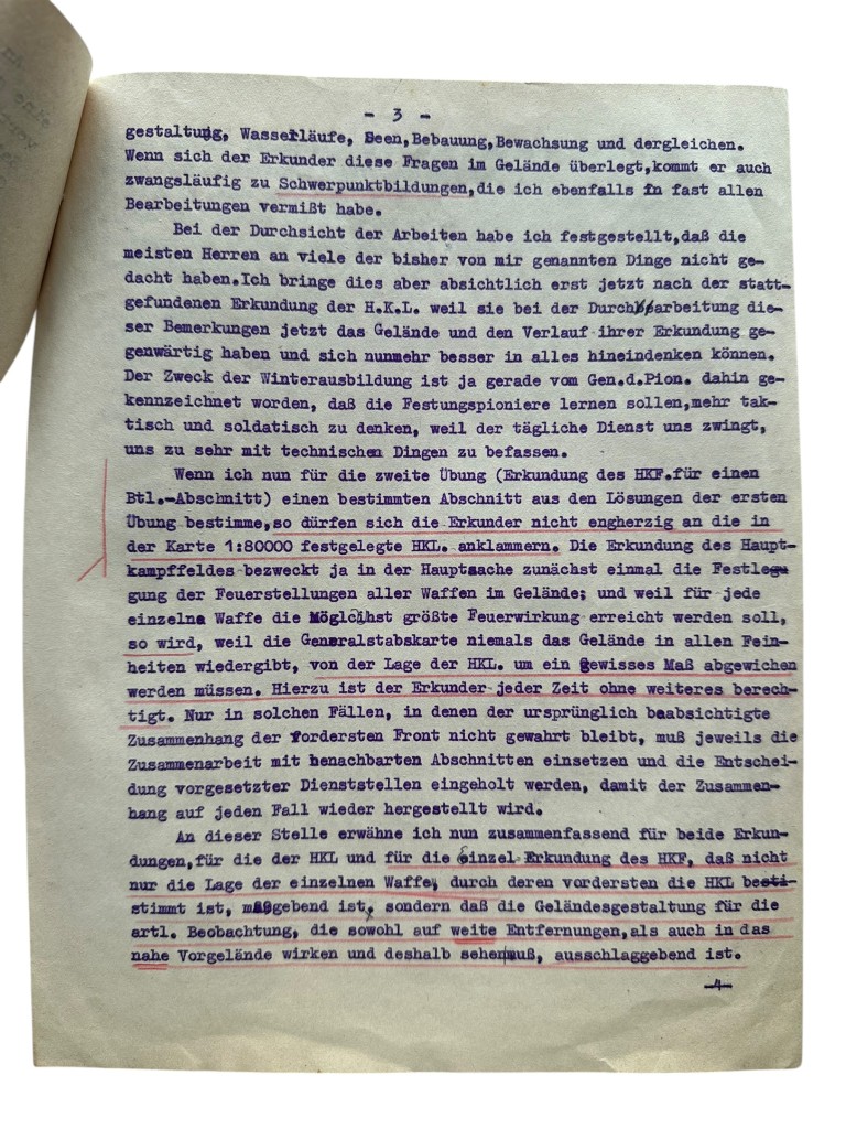 Original WWII German Wehrmacht Atlantic Wall defense set concerning ‘Stützpunkt Longueville-sur-Scie’ in France in 1943 - Image 40