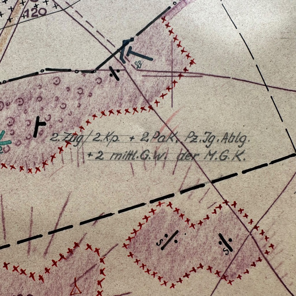 Original WWII German Wehrmacht Atlantic Wall defense set concerning ‘Stützpunkt Longueville-sur-Scie’ in France in 1943 - Image 5