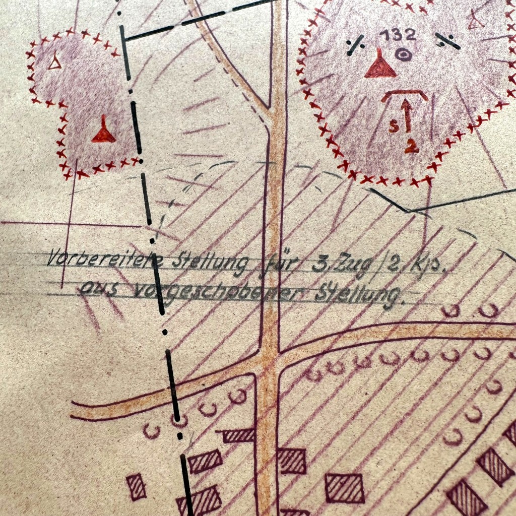 Original WWII German Wehrmacht Atlantic Wall defense set concerning ‘Stützpunkt Longueville-sur-Scie’ in France in 1943 - Image 6