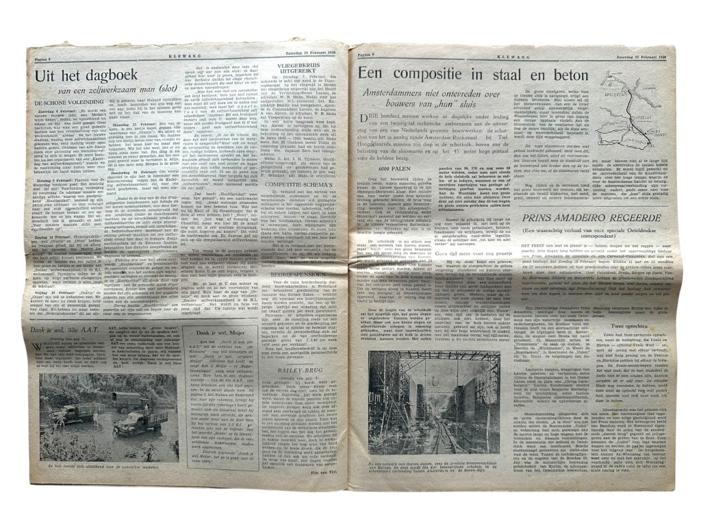 Original 1950 Dutch East Indies 'De Klewang - Z-Brigade' newspaper - Image 7
