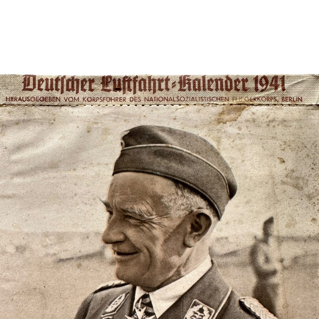 Original WWII German NSFK calendar Berlin 1941