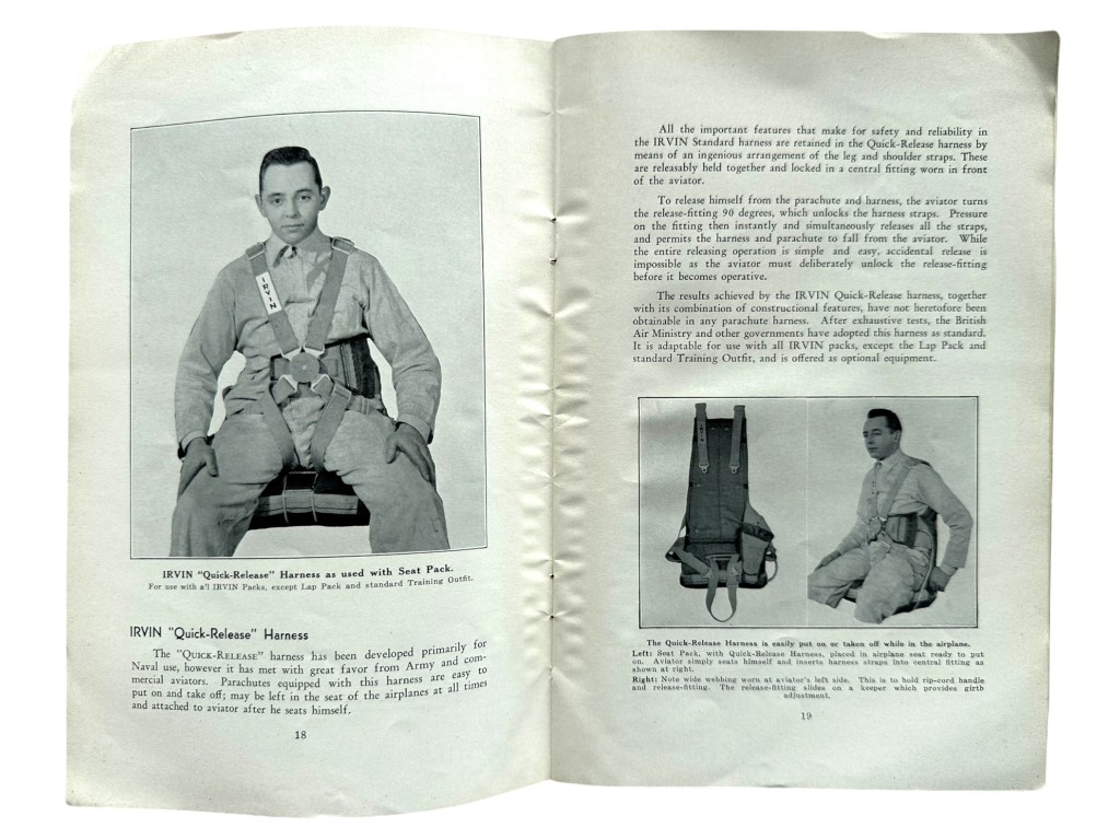 Original 1930s US Irvin Air Chutes catalogue 'Symbols of Safety' - Image 5