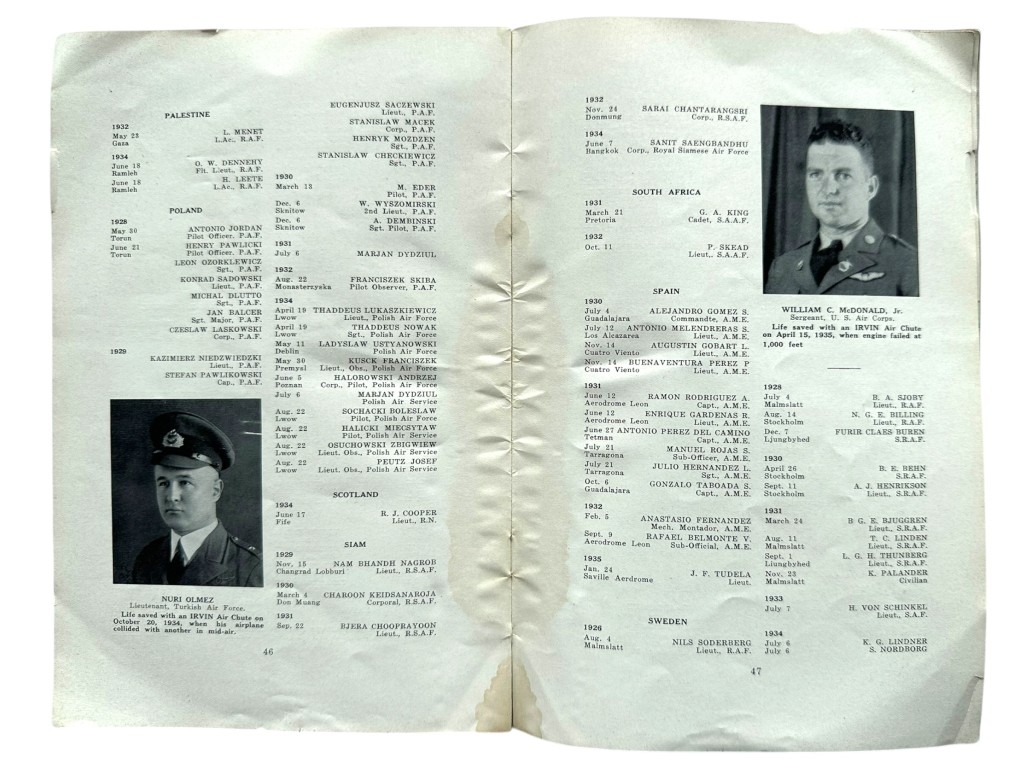Original 1930s US Irvin Air Chutes catalogue 'Symbols of Safety' - Image 10