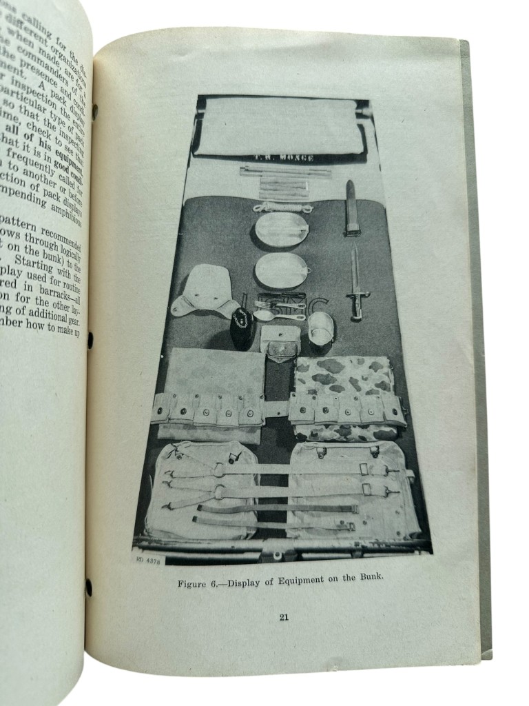Original WWII US Marine Corps “Equipment Pack and Clothing” manual - Image 4