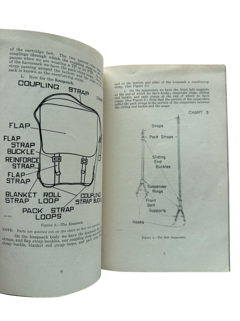 Original WWII US Marine Corps “Equipment Pack and Clothing” manual - Image 7