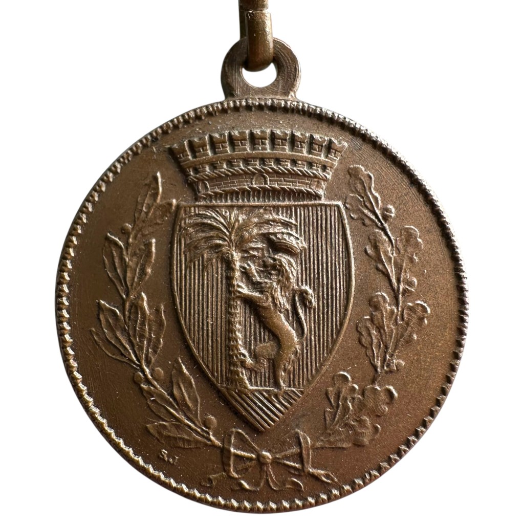 Original 1920-1940 Italian fascists P.N.F. - O.N.D. medal Sanremo