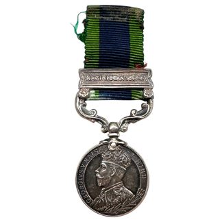 Original 1920s British miniature version of the India General Service Medal with “Waziristan 1919-21” clasp