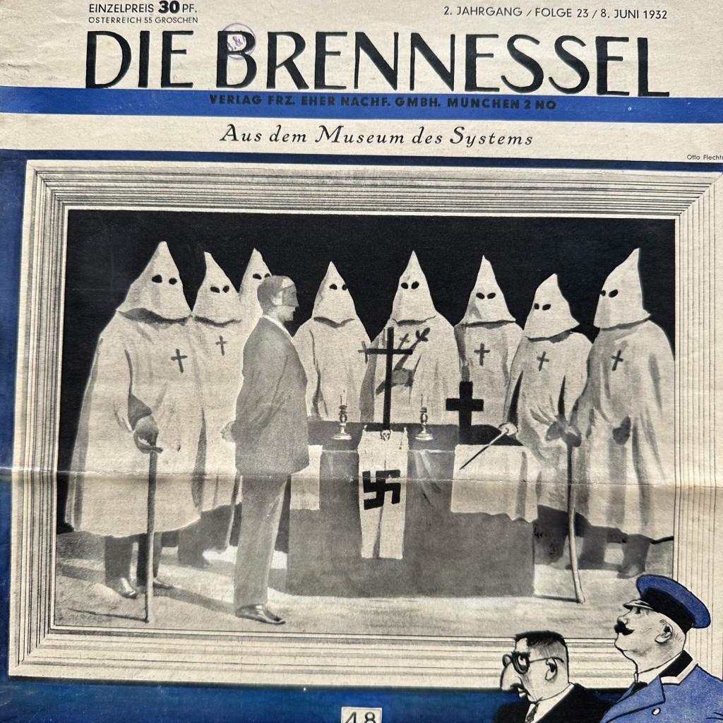 Original 1932 German magazine ‘Die Brennessel’