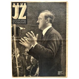 Original 1933 German illustrated magazine “Neue JZ Illustrierte Zeitung”