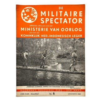 Original 1945-1949 Dutch-Indies KNIL 'De Militaire Spectator' magazine
