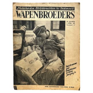Original 1949 Dutch East Indies 'Wapenbroeders' magazine