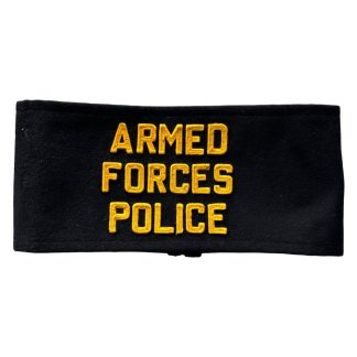 Original 1950s American Armed Forces Police armband black yellow US Army military police collectors item.