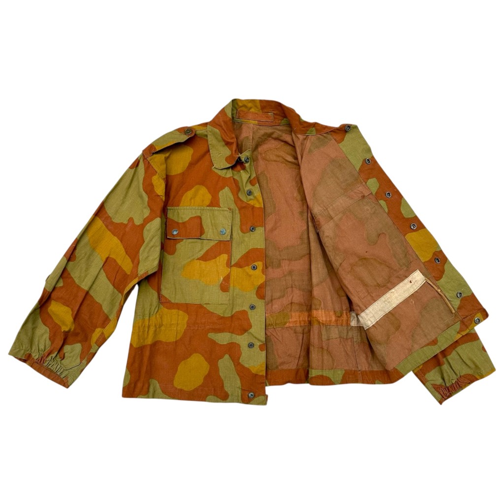 Original 1960s Italian Army paratrooper camouflage field jacket
