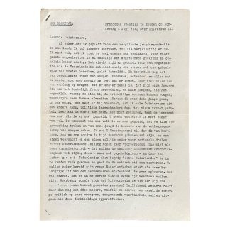 Original WWII Dutch NSB Radio 'Brandende kwesties van Max Blokzijl' Hilversum II speech