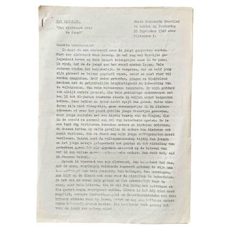 Original WWII Dutch NSB Radio 'Brandende kwesties van Max Blokzijl' Hilversum II speech