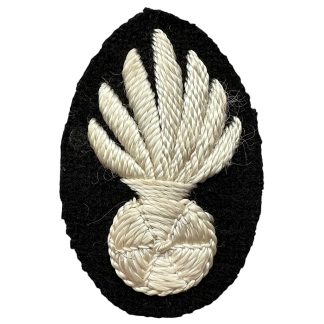 Original WWII Dutch Schalkhaar Politie - Staatspolitie cloth visor cap insignia