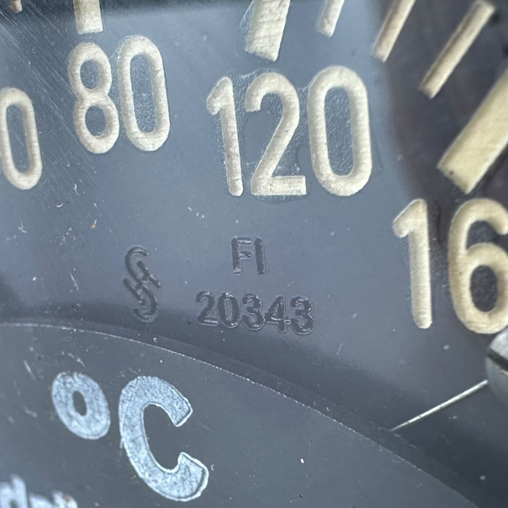 Original WWII German Luftwaffe temperature gauge FL 20343