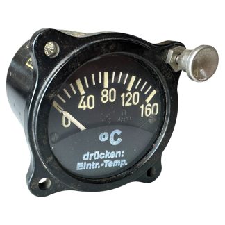 Original WWII German Luftwaffe temperature gauge FL 20343